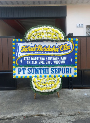 Papan Bunga Duka di Kubu Raya