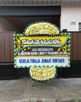 Papan Bunga Duka di Kubu Raya
